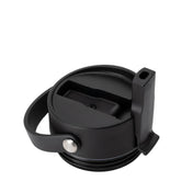 Black Flip + Sip Cap 12oz Slim Tumbler