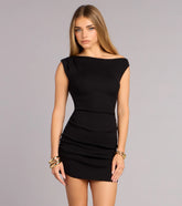 Soft Launch Slay Off Shoulder Mini Dress