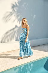 Aquamarine Maxi Dress Blue