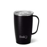 Black Travel Mug 18oz