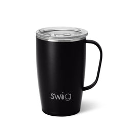 Black Travel Mug 18oz