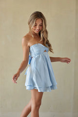 Gabby Twist Babydoll Dress