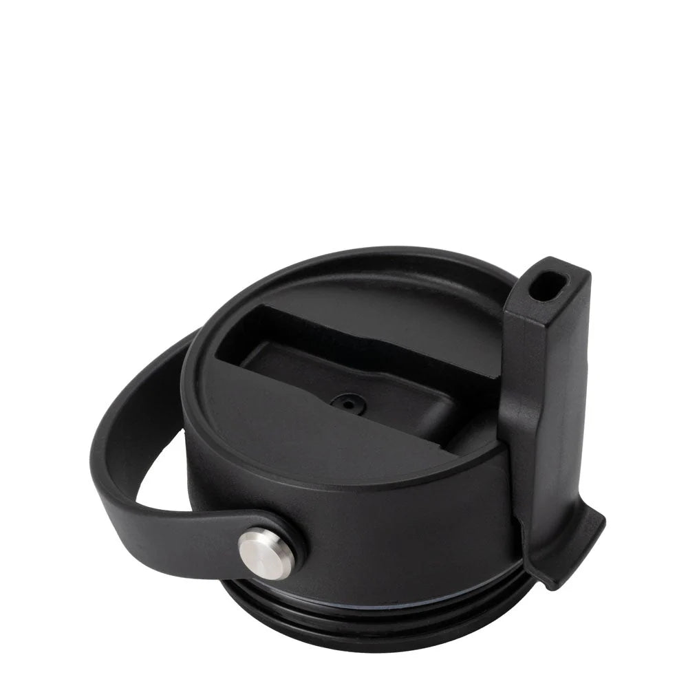 Black Flip + Sip Cap 12oz Slim Tumbler