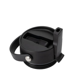 Black Flip + Sip Cap 12oz Slim Tumbler