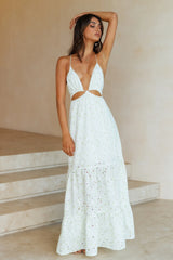 Trust My Words Maxi Dress Green