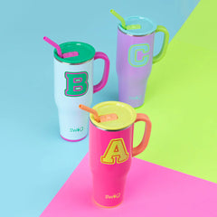 Ultra Violet Initial T Mega Mug 40oz