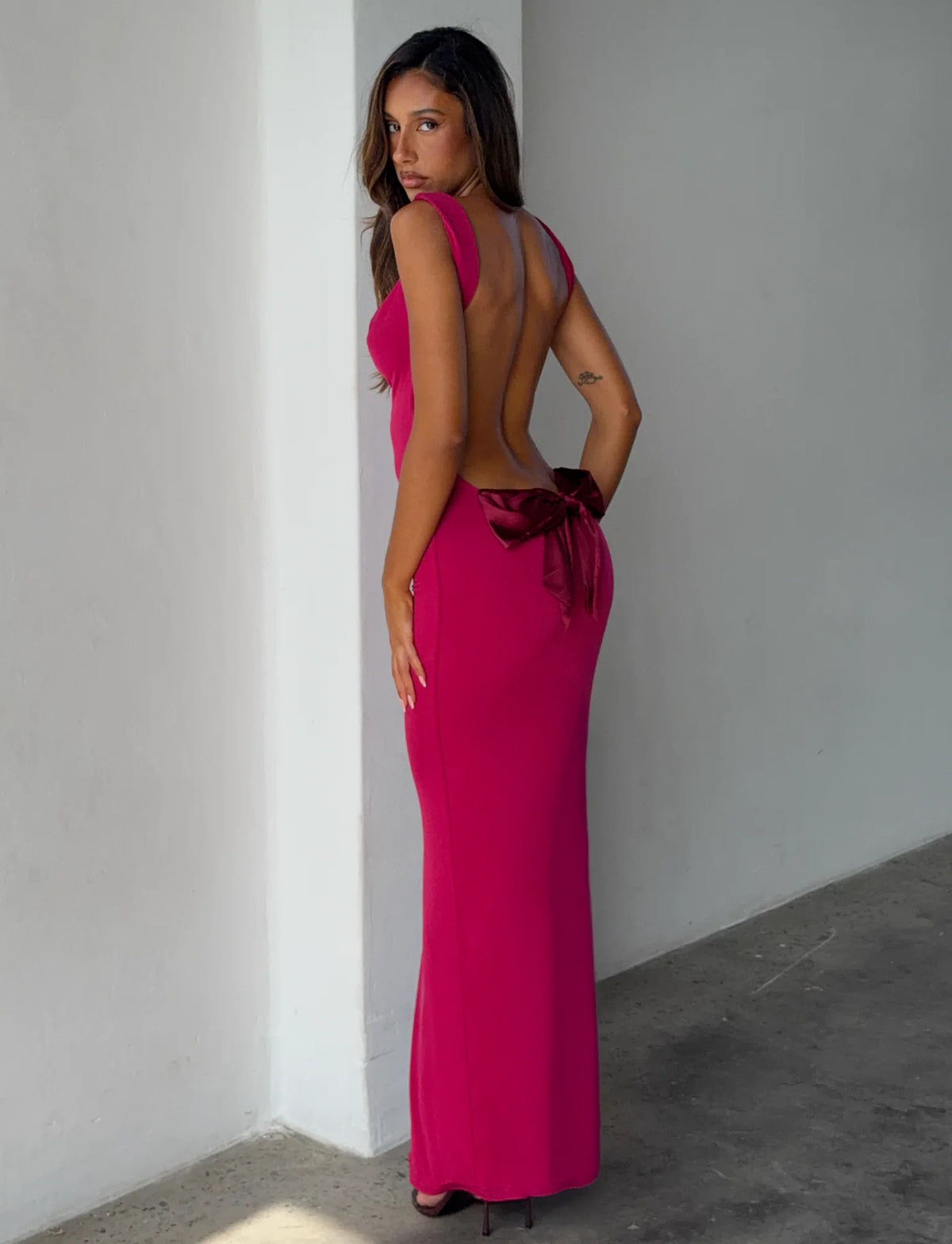 ZITA DRESS - RED : SALSA : DEEP RED
