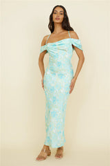 Busy Dancing Maxi Dress Green