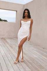 White Sand Oasis Maxi Dress Pink