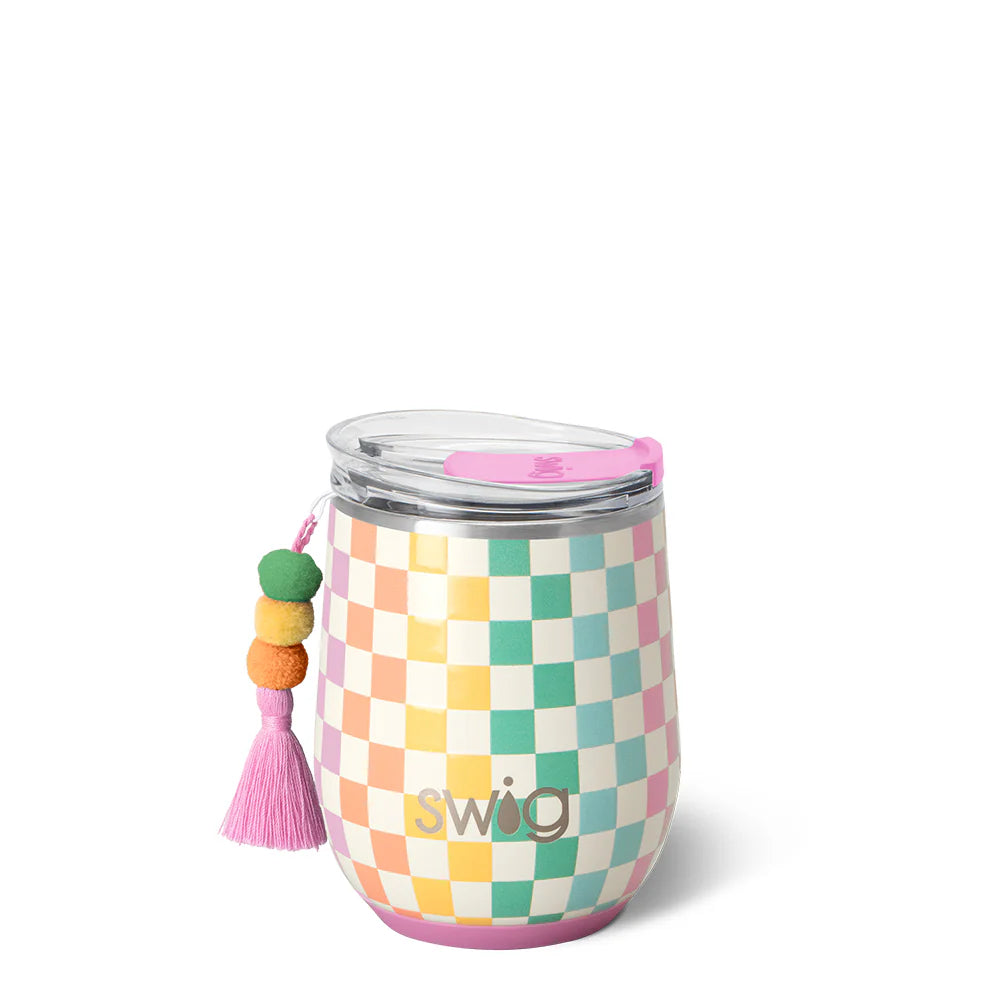 Check Mate Stemless Wine 12oz