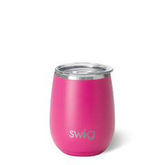 Hot Pink Stemless Wine 14oz