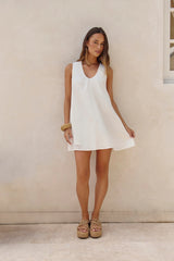 Love For The Moment Mini Dress White