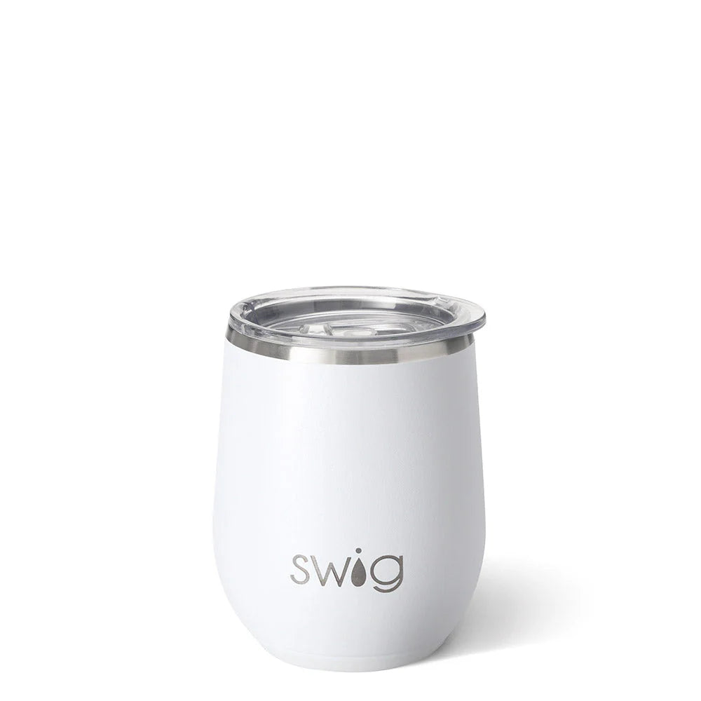 White Stemless Wine 12oz