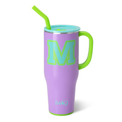 Ultra Violet Initial M Mega Mug 40oz